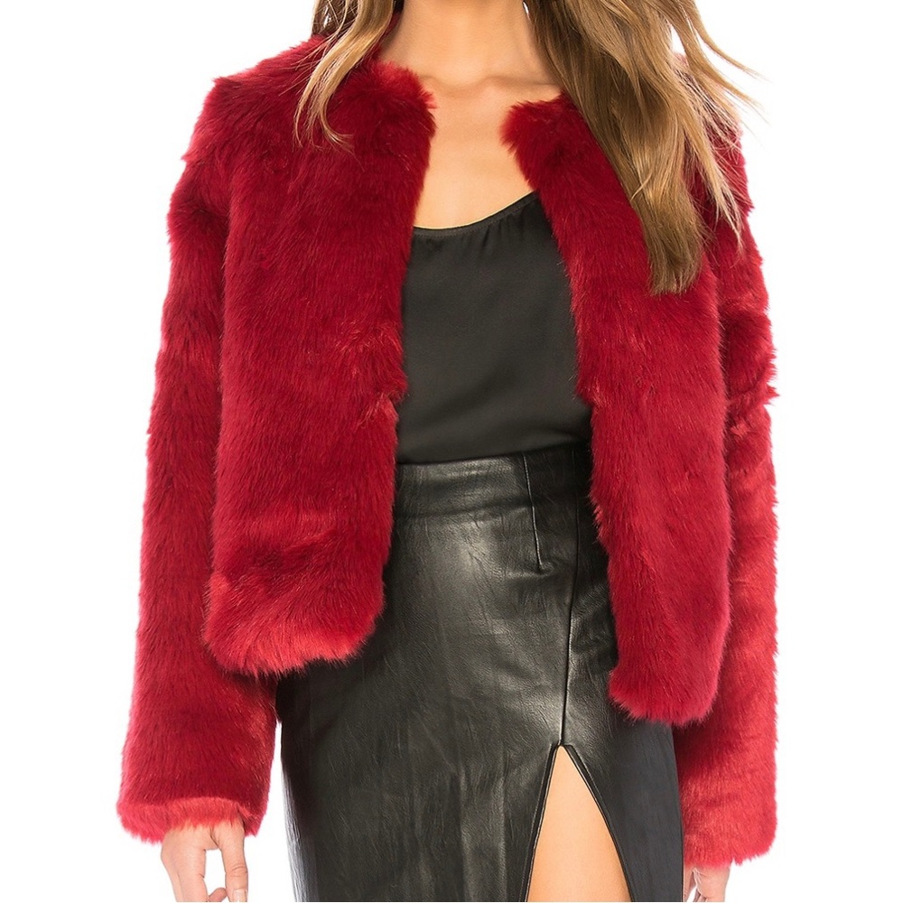 Lovers + Friends NYC Faux Fur Jacket